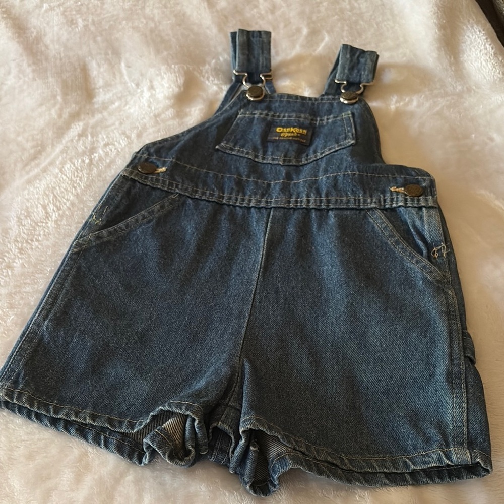 Unisex OshKosh B'gosh Classic Blue Kids Overalls Gently Loved